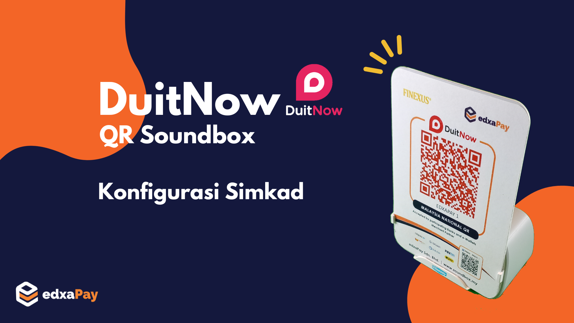 Tutorial 4: Setup Sim Kad Data - Soundbox QR Code DuitNow